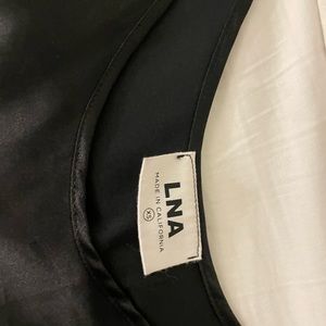 Aritzia black shiny jumpsuit